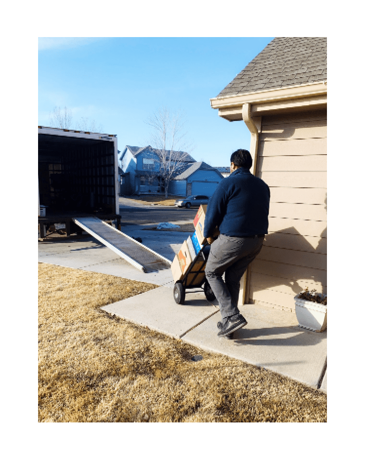 Moving truck loading for your residential move